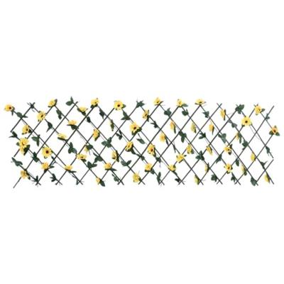 VidaXL Kunstplant klimop op latwerk 5 st uittrekbaar 180x60 cm geel VidaXL Kunstplant klimop op latwerk 5 st uittrekbaar 180x60 cm geel