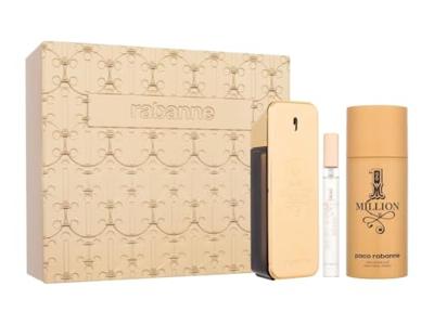Parfumset voor Heren Paco Rabanne 1 Million 3 Onderdelen