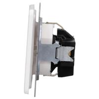 Jung CD1520KIWW Wandcontactdoos met randaarde Inzetstuk 1-voudig Alpine-wit 1 stuk(s) - thumbnail