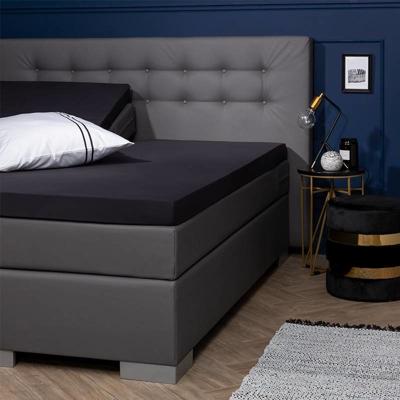 Presence Egyptisch Katoenen Jersey Splittopper Hoeslaken Kleur: Rood, 140/160 x 200/210/220 cm Presence Egyptisch Katoenen Jersey Splittopper Hoeslaken Kleur: Rood, 140/160 x 200/210/220 cm