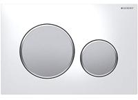 Geberit Sigma 20 bedieningspaneel glans wit/goud voor Sigma reservoirs 8cm (UP720) en 12cm (UP320) - thumbnail