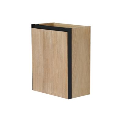 Fonteinkast BWS Elements 40x21,8 cm Naturel Eik / Mat Zwart Fonteinkast BWS Elements 40x21,8 cm Naturel Eik / Mat Zwart