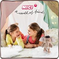 Nici pluchen knuffel olifant, 25cm - thumbnail