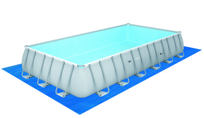 Bestway Zwembadset Power Steel rechthoekig 732x366x132 cm