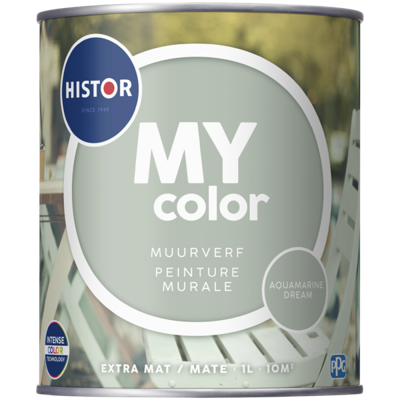 Histor MY color Muurverf Extra Mat - Aquamarine Dream