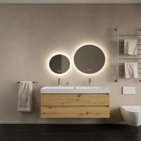 Badkamermeubelset Gliss Design Milan Met Lako Wastafel 120 cm Artisan Oak (Keuze Wastafel) - thumbnail