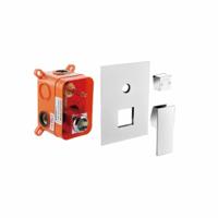 Douchekraan Best Design Monte Mengkraan met Inbouwdeel 2-Weg 1/2" Rechthoek - thumbnail