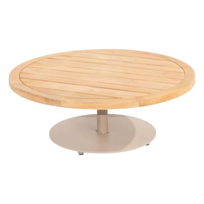 Volta teak salontafel centrale poot latte 80 cm. Ø (H 30)