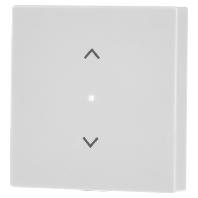 Busch-Jaeger 1-voudig Afdekking Jaloezie-schakelaar, Jaloezie-knop Carat, free@home, Future lineair, Solo Wit, Verkeerswit 2CKA006220A0040 - thumbnail