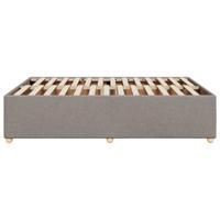 Bedframe zonder matras stof taupe 160x200 cm - thumbnail