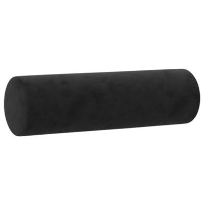 VidaXL Sierkussens 2 st 15x50 cm fluweel zwart VidaXL Sierkussens 2 st 15x50 cm fluweel zwart