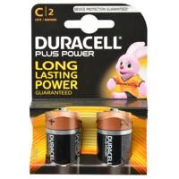 Duracell batterijen plus power MN1400 LR14 2 stuks 1.5V - thumbnail
