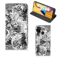 Mobiel BookCase Samsung Galaxy M30s | M21 Skulls Angel - thumbnail