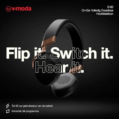 V-Moda S-80 Rose Gold Bluetooth koptelefoon- & persoonlijk speakersysteem