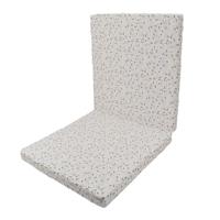 Opvouwbare matras met 2 panelen Au fil de l'Eau blauw, bedrukt - thumbnail