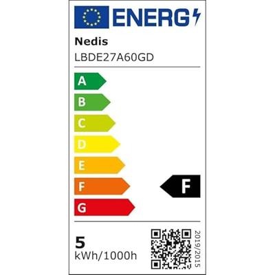LED-Filamentlamp E27 | A60 | 4.9 W | 470 lm | 2100 K | Extra Warm Wit | Aantal lampen in verpakking: 1 Stuks