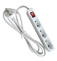 AS Schwabe 11312 Stekkerdoos met schakelaar Wit Contourstekker 1 stuk(s) - thumbnail