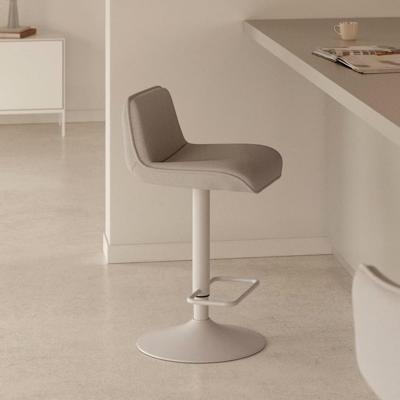 Kave Home Barkruk 'Zend' Chenille, kleur Beige