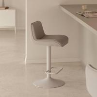 Kave Home Barkruk 'Zend' Chenille, kleur Beige - thumbnail