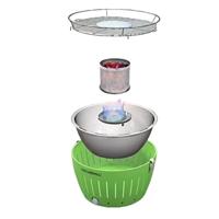 LotusGrill Classic Tafelbarbecue - Ø350mm - Rood - thumbnail