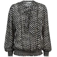 Summum woman Dames Blouses in Polyester (Zwart) - thumbnail