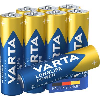 Batterij varta longlife power 8x aa