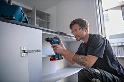 Bosch Blauw GSR 18V-45 Professional | Accuschroefboormachine | 2 x 3,0 Ah accu + snellader | In L-BOXX 136 + inlay - 06019K3204 - thumbnail