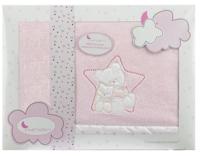 Interbaby lakenset wieg Ster 110 x 82 cm polyester - thumbnail