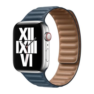 Apple Leather Link Apple Watch M/L 38mm / 40mm / 41mm Baltic Blue