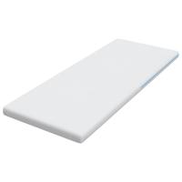 Matraspads Wit 80 x 200 cm 100% polyester jacquard stof - thumbnail