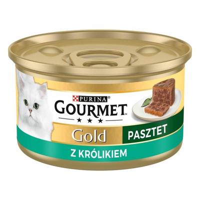 GOURMET Gold Konijn - nat kattenvoer - 85g