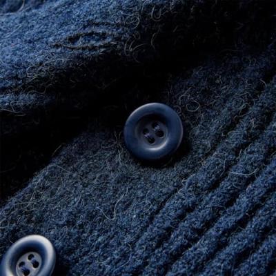 Kindervest gebreid 116 marineblauw Kindervest gebreid 116 marineblauw