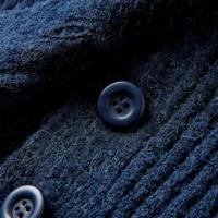 Kindervest gebreid 92 marineblauw - thumbnail