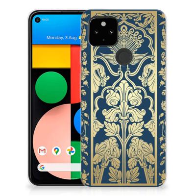 Google Pixel 4a 5G TPU Case Beige Flowers