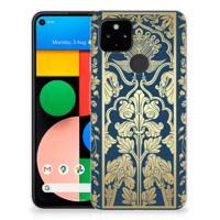 Google Pixel 4a 5G TPU Case Beige Flowers - thumbnail
