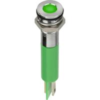 APEM Q8F1CXXG24E LED-signaallamp Groen FLUSH 6 mcd - thumbnail