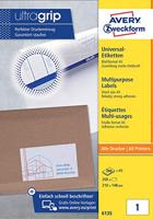 Etiket avery 6135 210x145mm wit 200st - thumbnail