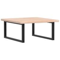 Badkamer wandschap staal en massief eikenhout - thumbnail