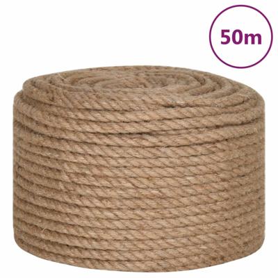 VidaXL Touw 50 m lang 12 mm dik jute