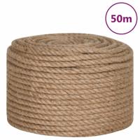 Touw 50 m lang 12 mm dik jute - thumbnail