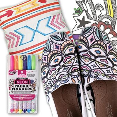 Tulip • fabric markers fine neon 6pcs