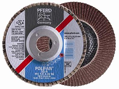PFERD TOOLS 67712115 PFC 115 A 120 SG STEELOX Lamellenschijf Diameter 115 mm Boordiameter 22.23 mm RVS, Staal 10 stuk(s)