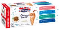 BUTCHER'S Delicious Dinners Jumbo Pack Mix Fish selection in jelly - nat kattenvoer - 40 x 100g - thumbnail
