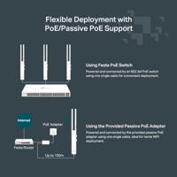 TP-LINK Festa F52-Outdoor(EU) Festa F52-Outdoor AC1200 WiFi-accesspoint 1167 MBit/s 2.4 GHz, 5 GHz - thumbnail