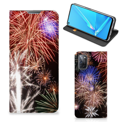 OPPO A52 | A72 Hippe | Standcase | Vuurwerk