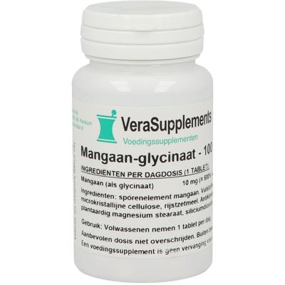 VeraSupplements Mangaan Glycinaat Tabletten VeraSupplements Mangaan Glycinaat Tabletten