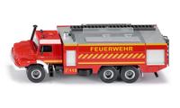 Siku Mercedes Zetros 2733 Duitse brandweerwagen rood (2109) - thumbnail