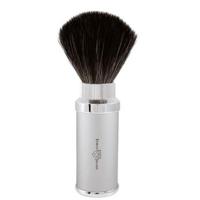 Edwin Jagger Shaving Brushes Synthetic Travel Shaving Brush Silver & Chrome Plated Ref.21M5290CR 1Stuks - thumbnail