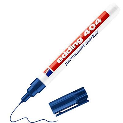 Edding 404 Marker, lijndikte 0,75 mm, blauw, 1 stuk Edding 404 Marker, lijndikte 0,75 mm, blauw, 1 stuk