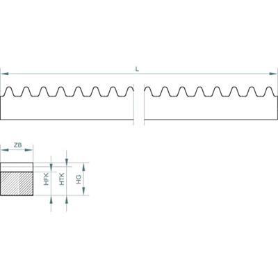 Reely Polyacetaal tandstang Soort module: 1.0 (l x b x h) 250 x 9 x 9 mm Reely Polyacetaal tandstang Soort module: 1.0 (l x b x h) 250 x 9 x 9 mm